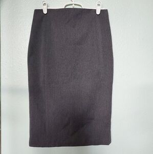 💜 Express Charcoal Gray Fully Lined Pencil Skirt, Size 2